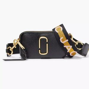 Marc Jacobs Snapshot Bag Black & Pink